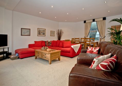 The living area @ The Bosuns Chair, Torquay