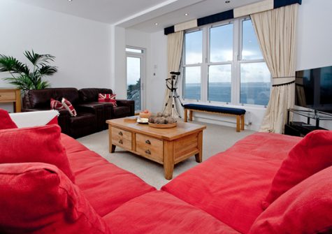 The living area @ The Bosuns Chair, Torquay