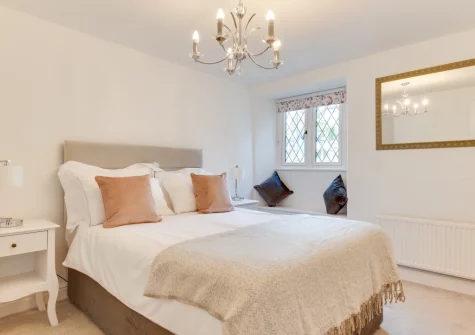 Bedroom #1 at 1 Cobbs Well, Fowey