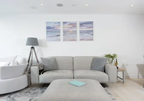 The third floor living area at 1 Island Reach, Newquay