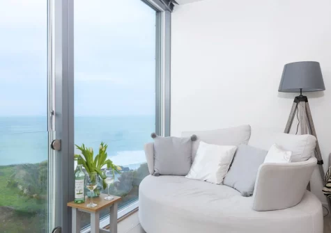 The third floor living area at 1 Island Reach, Newquay