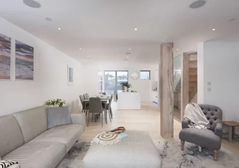The third floor living area at 1 Island Reach, Newquay