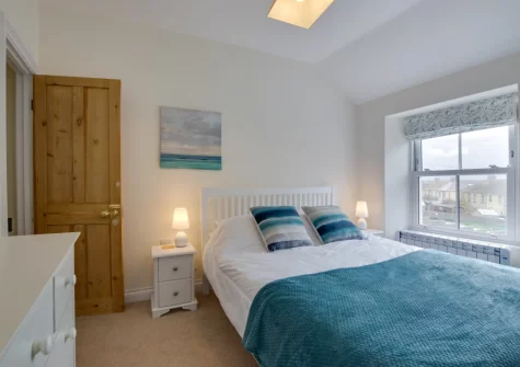 Bedroom #1 at 1 Peverell Cottages, Porthleven