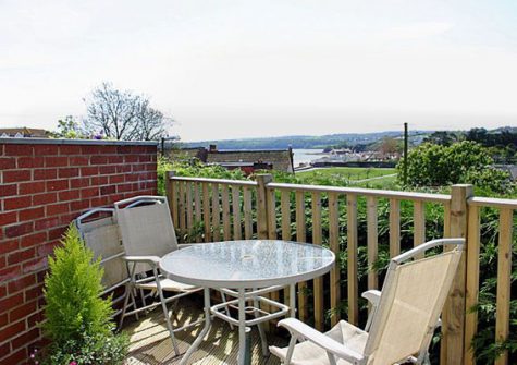 The outside patio @ 1 Roundham Heights, Paignton