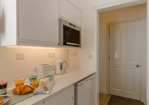 The kitchen at 1 Seabirds House, St Ives