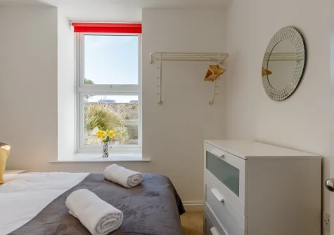 Bedroom #2 at 1 Seabirds House, St Ives