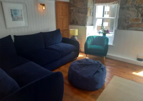 The first floor living area at 1 St Eia, St Ives