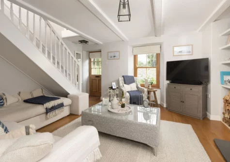 The living area at 1 The Cottages, Ludgvan