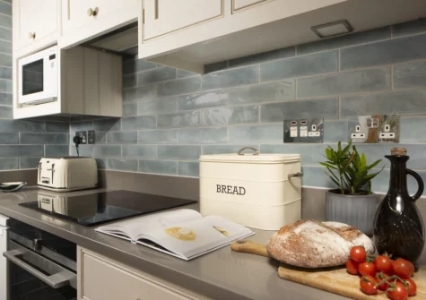 The kitchen at 1 The Cottages, Ludgvan