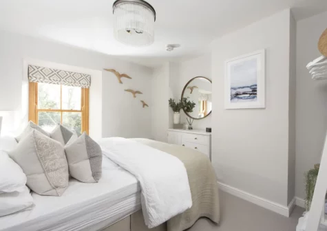 Bedroom #1 at 1 The Cottages, Ludgvan