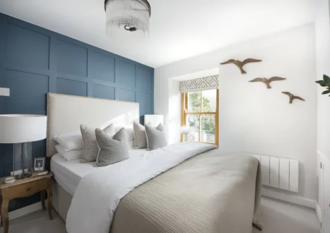 Bedroom #1 at 1 The Cottages, Ludgvan