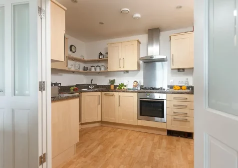 The kitchen at 10 Bredon Court, Newquay