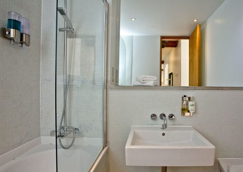 The bathroom at 10 Clarence, Royal William Yard, Plymouth