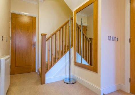The hallway at 10 Jubilee Court, Lynton