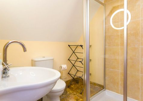 The bathroom at 10 Jubilee Court, Lynton