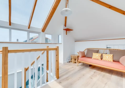 The sun room at 10 Porthmeor Square, St Ives