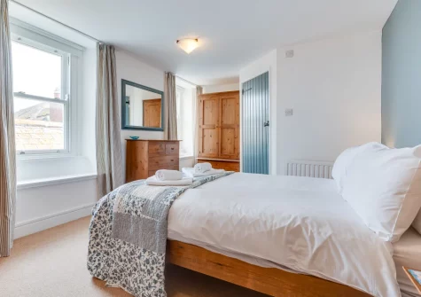 Bedroom #1 at 10 Porthmeor Square, St Ives
