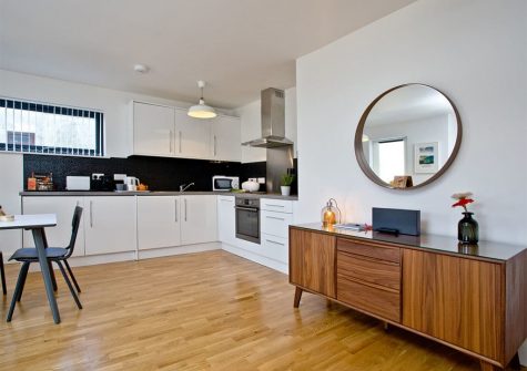 The kitchen at 10 Seaquest, Newquay