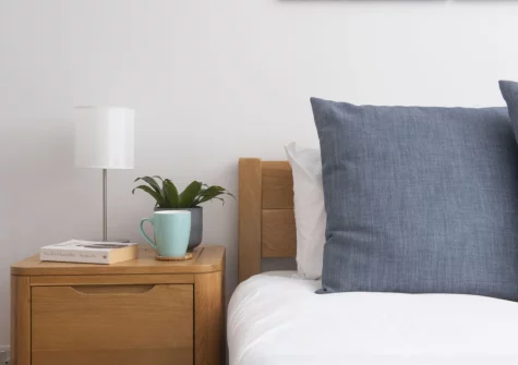 Bedroom #1 at 10 The Valley, Porthcurno