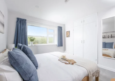 Bedroom #1 at 10 The Valley, Porthcurno