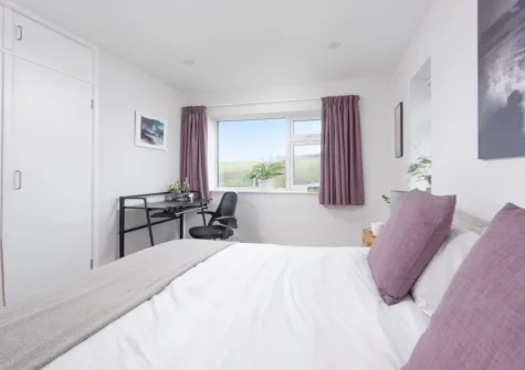 Bedroom #2 at 10 The Valley, Porthcurno