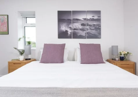 Bedroom #2 at 10 The Valley, Porthcurno