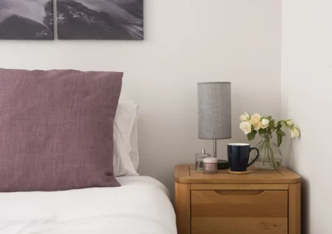 Bedroom #2 at 10 The Valley, Porthcurno