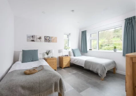 Bedroom #3 at 10 The Valley, Porthcurno