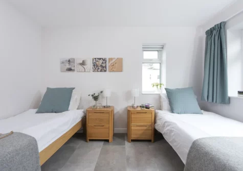Bedroom #3 at 10 The Valley, Porthcurno