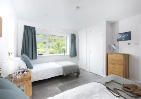 Bedroom #3 at 10 The Valley, Porthcurno