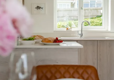 The kitchen at 10 The Watermark, Newquay
