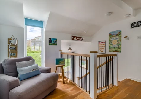 The entrance area at 10 The Watermark, Newquay