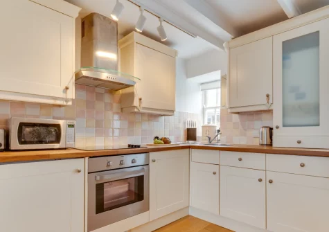 The kitchen at 11 Burrow Road, St Ives