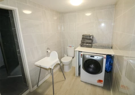 The utility room at 11 Magdalene Road, Torquay