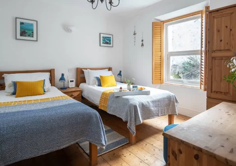 Bedroom #2 at 12 Bay View, Porthleven