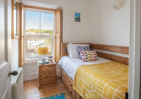 Bedroom #3 at 12 Bay View, Porthleven