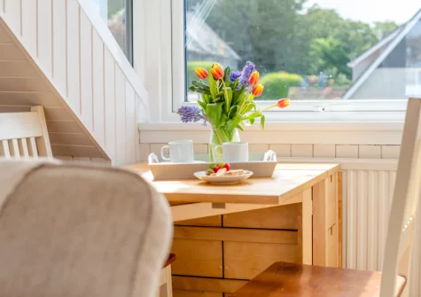 The second floor living room at 12 New Street, Padstow