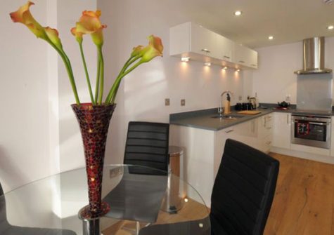 The dining area @ 12 Ocean Point, Saunton