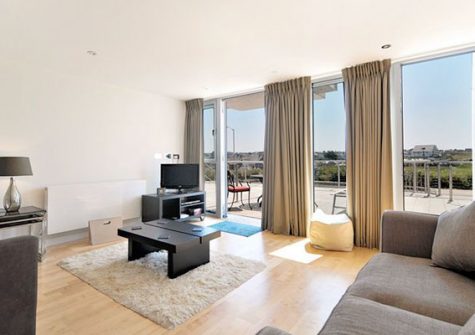The living area @ 12 Zinc, Newquay