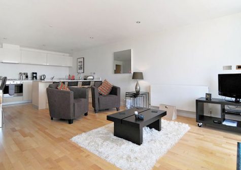 The living area @ 12 Zinc, Newquay
