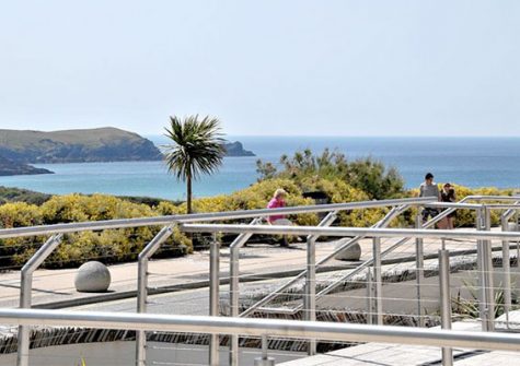 The view from the terrace @ 12 Zinc, Newquay
