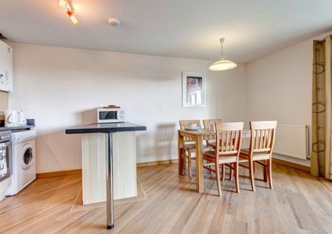 The dining area @ 13 Red Rock, Dawlish