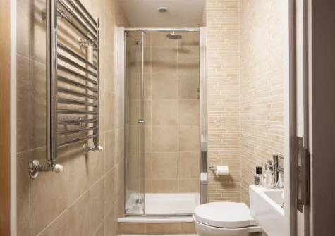 Bedroom #2 en-suite shower room at 15 The Sands, Carbis Bay
