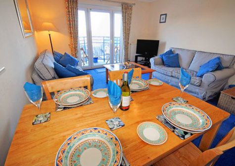 The dining area @ 16 Moorings Reach