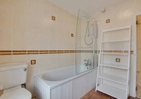 The bathroom at 17 Carncrows Street, St Ives