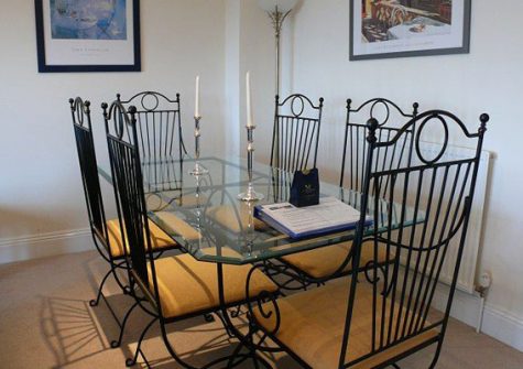 The dining area @ 18 Moorings Reach