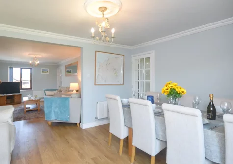 The dining room at 18 Raleigh Close, Padstow