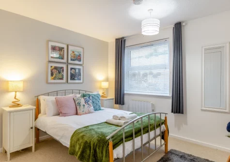 Bedroom #1 at 18 St Nicholas Court, St Ives