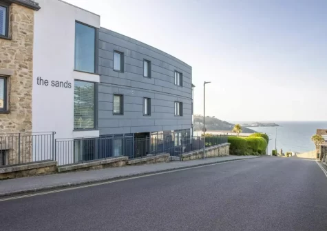 From 18 The Sands its just a short stroll to the golden sands of Carbis Bay Beach