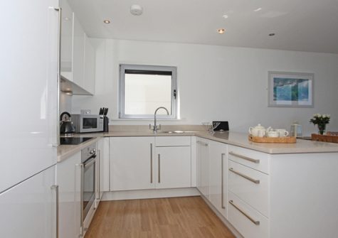 The kitchen @ 18 Zenith, Newquay